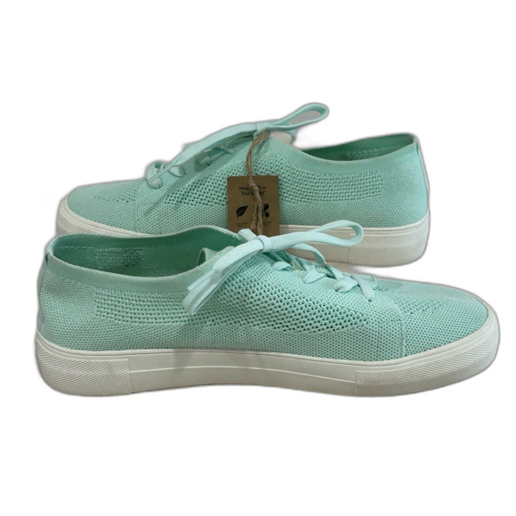 Steve Madden Sneakers Women’s Size 11 Mint Green Cool Planet VALERYY Tie-Up - Picture 3 of 12